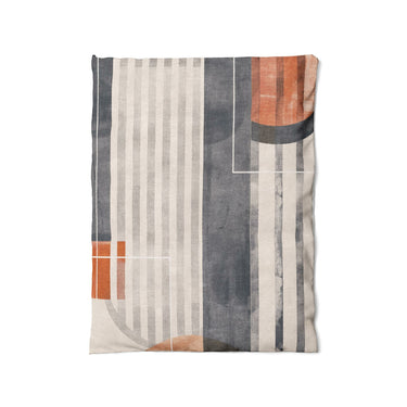 Gordian Navy & Orange in Twin (68" x 88") Size