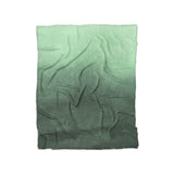 Kieran Watercolor Green Ombre in Twin (68" x 88") Size