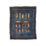 Fishing Lures in Twin (68" x 88") Size
