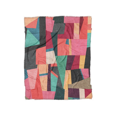 Baxter Pink Multicolor in Twin (68" x 88") Size