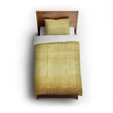 Jacinda Watercolor Yellow Ombre in Twin (68" x 88") Size