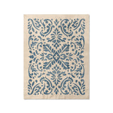 Floranna Ivory & Blue in Twin (68" x 88") Size