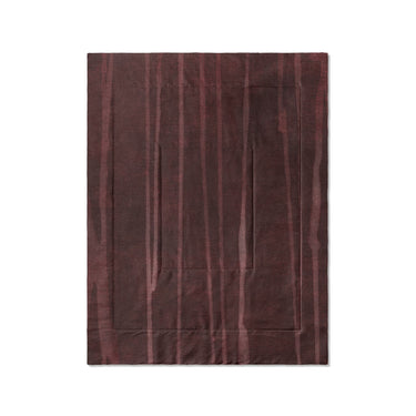 Felix Bleach Dye Burgandy in Twin (68" x 88") Size