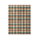 Brenton Plaid Taupe Teal in Twin (68" x 88") Size