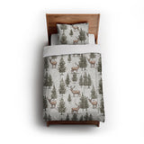 Forest Deer in Twin (68" x 88") Size