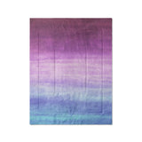 Imogen Watercolor Blue & Purple Ombre in Twin (68" x 88") Size
