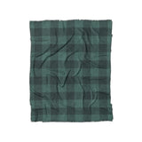 Buffalo Plaid Deep Teal in Twin (68" x 88") Size