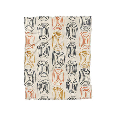 Horatio Ivory & Orange in Twin (68" x 88") Size