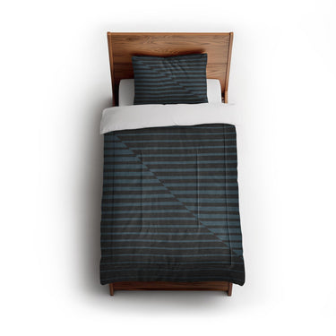 Euclid Black & Slate in Twin (68" x 88") Size