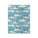 Arctic Penguins in Twin (68" x 88") Size