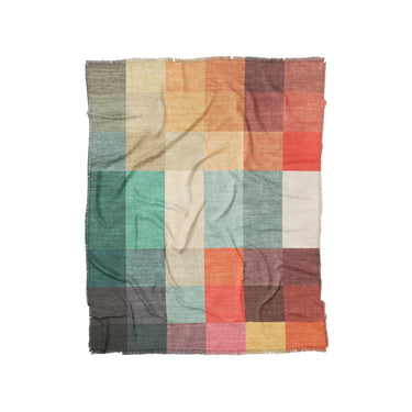 Polyphony Multicolor Earthtone in Twin (68" x 88") Size