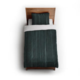 Felix Bleach Dye Deep Teal in Twin (68" x 88") Size