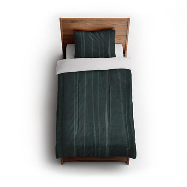 Felix Bleach Dye Deep Teal in Twin (68" x 88") Size