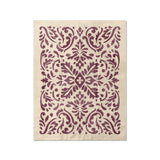Floranna Ivory & Wine in Twin (68" x 88") Size