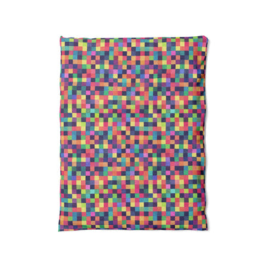 Pixel Mosaic Multicolor Vibrant in Twin (68" x 88") Size