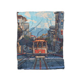 San Francisco Trolley in Twin (68" x 88") Size