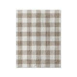 Buffalo Plaid Light Cedar Brown in Twin (68" x 88") Size