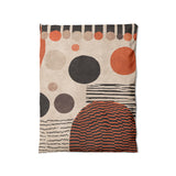 Charl Orange & Taupe in Twin (68" x 88") Size