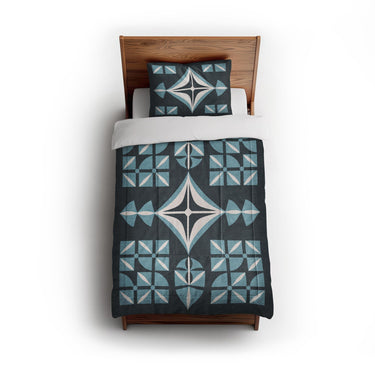 Remy Navy Blue in Twin (68" x 88") Size